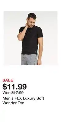 Kohl's Men's FLX Luxury Soft Wander Tee offer