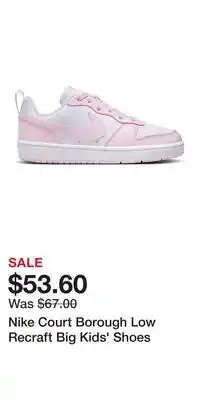 Kohl's Nike Court Borough Low Recraft Big Kids' Shoes offer