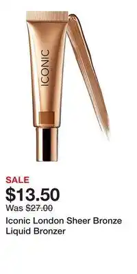 Kohl's Iconic London Sheer Bronze Liquid Bronzer offer