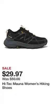 Kohl's Hi-Tec Mauna Women's Hiking Shoes offer