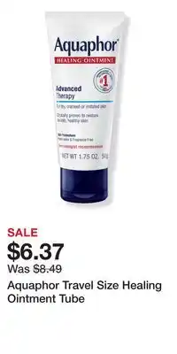 Ulta Beauty Aquaphor Travel Size Healing Ointment Tube offer