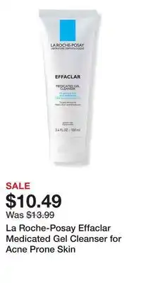 Ulta Beauty La Roche-Posay Effaclar Medicated Gel Cleanser for Acne Prone Skin offer