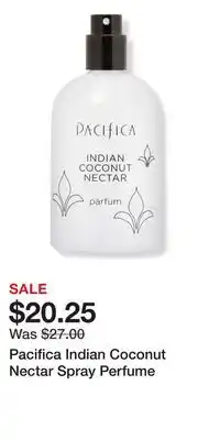 Ulta Beauty Pacifica Indian Coconut Nectar Spray Perfume offer