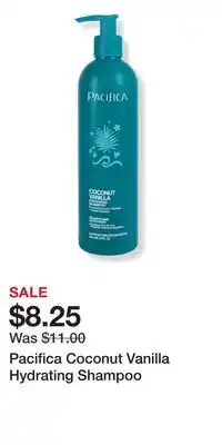 Ulta Beauty Pacifica Coconut Vanilla Hydrating Shampoo offer