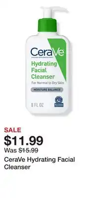 Ulta Beauty CeraVe Hydrating Facial Cleanser offer