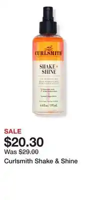 Ulta Beauty Curlsmith Shake & Shine offer