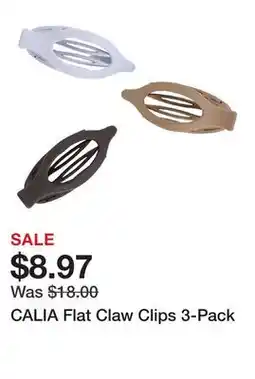 Dick's Sporting Goods CALIA Flat Claw Clips 3-Pack offer
