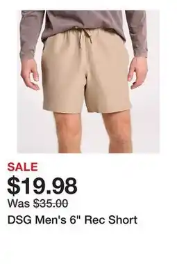 Dick's Sporting Goods DSG Men's 6 Rec Short offer