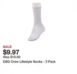 Dick's Sporting Goods DSG Crew Lifestyle Socks - 3 Pack offer