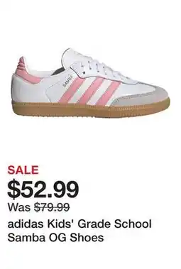 Dick's Sporting Goods adidas Kids' Grade School Samba OG Shoes offer