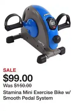 Dick's Sporting Goods Stamina Mini Exercise Bike w/ Smooth Pedal System offer