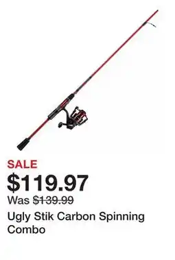 Dick's Sporting Goods Ugly Stik Carbon Spinning Combo offer