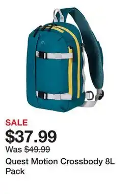Dick's Sporting Goods Quest Motion Crossbody 8L Pack offer