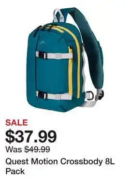 Dick's Sporting Goods Quest Motion Crossbody 8L Pack offer