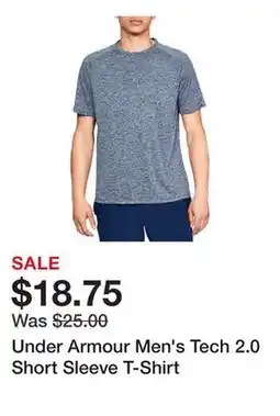 Dick's Sporting Goods Under Armour Men's Tech 2.0 Short Sleeve T-Shirt offer
