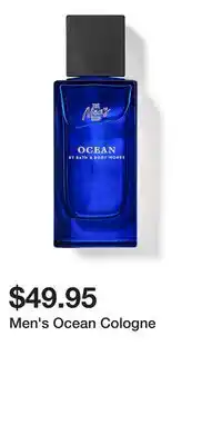 Bath & Body Works Men's Ocean Cologne offer