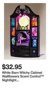 Bath & Body Works White Barn Witchy Cabinet Wallflowers Scent Control Nightlight Fragrance Plug offer