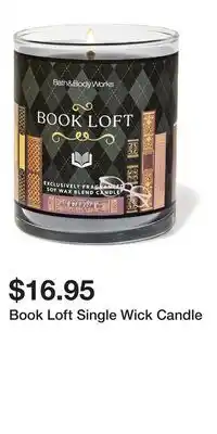 Bath & Body Works Book Loft Single Wick Candle offer
