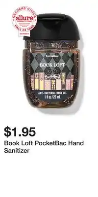 Bath & Body Works Book Loft PocketBac Hand Sanitizer offer
