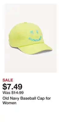Old Navy Old Navy Baseball Cap for Women offer