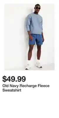 Old Navy Old Navy Recharge Fleece Sweatshirt offer