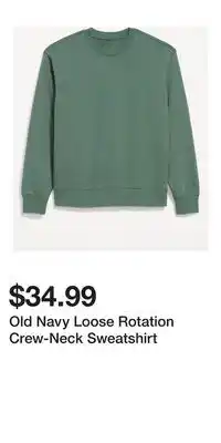 Old Navy Old Navy Loose Rotation Crew-Neck Sweatshirt offer