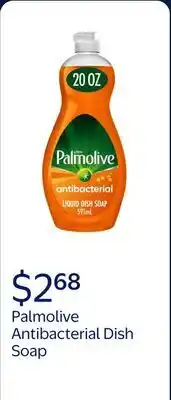Walmart Palmolive Ultra Concentrated Antibacterial Liquid Dish Soap, Orange Scent - 20 Fluid Ounce offer