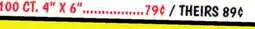 Ollie's 100 CT. 4 X 6 LINED INDEX CARDS offer