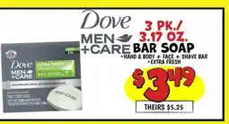 Ollie's Dove MEN + CARE 3 PK./3.17 OZ. BAR SOAP offer