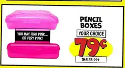 Ollie's PENCIL BOXES offer