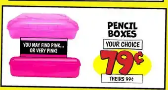 Ollie's PENCIL BOXES offer