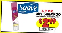 Ollie's Suave 4.3 OZ. DRY SHAMPOO offer