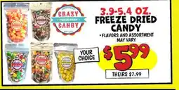 Ollie's CRAZY FREEZE DRIED CANDY CANDY offer