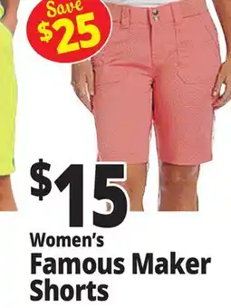 Ocean State Job Lot Women's Famous Maker Shorts offer