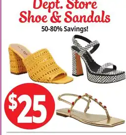 Ocean State Job Lot Dept. Store Shoe & Sandals offer