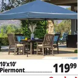 Ocean State Job Lot Piermont 10'x10' One-Touch Instant Gazebo offer