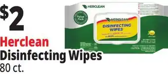 Ocean State Job Lot Herclean Disinfecting Wipes offer
