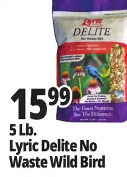 Ocean State Job Lot 5 Lb. Lyric Delite No Waste Wild Bird offer