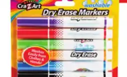 Ocean State Job Lot Cra-Z-Art Washable Dry Erase Markers 6-Piece offer
