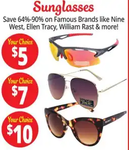 Ocean State Job Lot Sunglasses offer