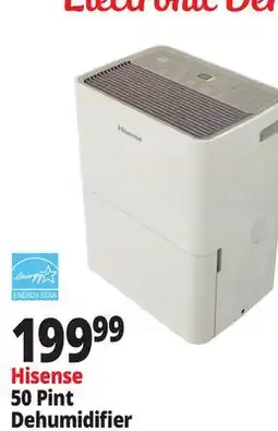 Ocean State Job Lot Hisense Energy Star 50 Pint 2-Speed Dehumidifier White offer