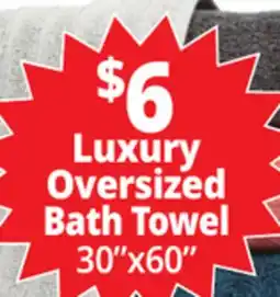 Ocean State Job Lot Luxury Oversized Bath Towel offer