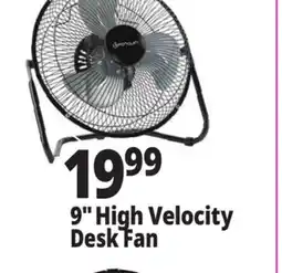 Ocean State Job Lot Penguin High Velocity Desk Fan 9 offer