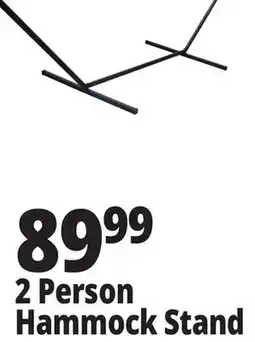 Ocean State Job Lot 2 Person Hammock Stand offer