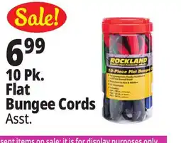 Ocean State Job Lot 10 Pk. Flat Bungee Cords offer
