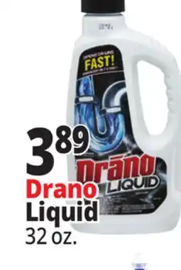Ocean State Job Lot Drano Liquid offer