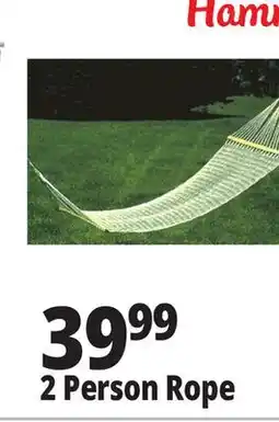 Ocean State Job Lot 2 Person Rope Hammocks offer