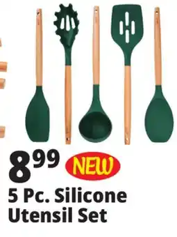 Ocean State Job Lot 5 Pc. Santa Fe Silicone Utensil Set offer