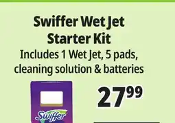 Ocean State Job Lot Swiffer WetJet Multi-Surface Mopping Cleanser Starting Kit 11-Piece offer