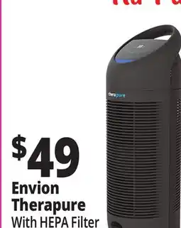 Ocean State Job Lot ENVION Therapure Air Purifier with HEPA-Filter Black offer